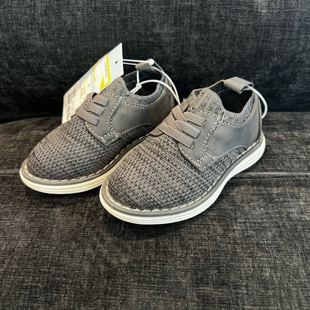 Cat & Jack Gray Baby Walker Shoes